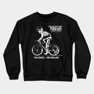 Two Wheels - One Rebellion Crewneck Sweatshirt